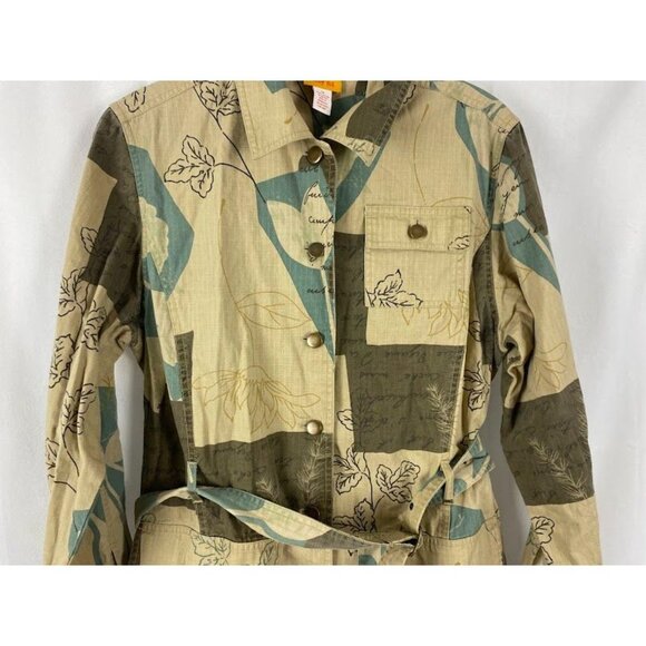 Ruby Rd. Cotton  Military Style  Button Down  Jacket Women's 10 - Picture 4 of 14